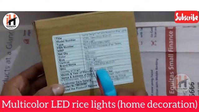 Unboxing Home delight multicolor LED lights || sirf 227 rupay me || diwali home decoration lights смотреть онлайн