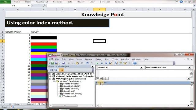 Color Related VBA - Part 1 смотреть онлайн
