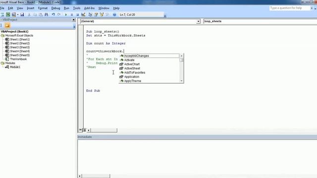 How to loop through each sheet in Excel workbook using Excel VBA смотреть онлайн