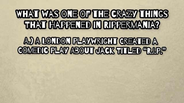 Spooky Special: The Unsolved Mystery of Jack the Ripper смотреть онлайн
