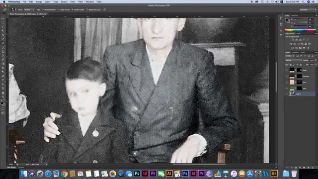 Photo Restoration | Colorisation | Adobe Photoshop смотреть онлайн
