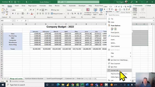 How do I merge or center cells in Excel смотреть онлайн