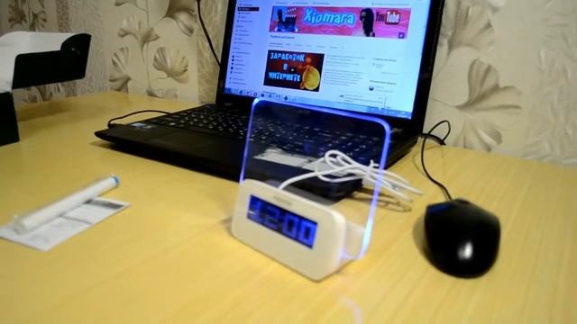 140 Светящийся LED будильник «ДОСКА ДЛЯ ЗАПИСЕЙ» смотреть онлайн