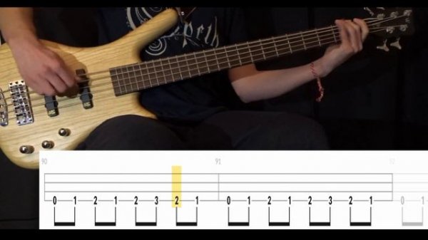 Cassie Eats Cockroaches (Acid Bath) - Bass Cover (With Tabs) by Leo Düzey