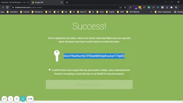 How to Create Envato Token For EG Notification WordPress Plugin смотреть онлайн