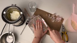 Мастер-класс свеча в виде холодного кофе со льдом | Контейнерная свеча своими руками | Воск + гель