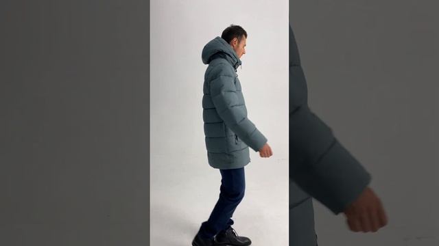 Зимнее мужское п/пальто OHARA на био-пухе. Артикул KBM-22509 смотреть онлайн