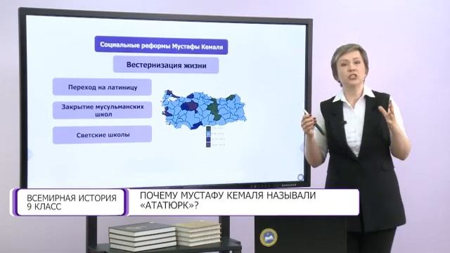 Всемирная история. 9 класс. Почему Мустафу Кемаля называли «Ататюрк»? /30.10.2020/ смотреть онлайн
