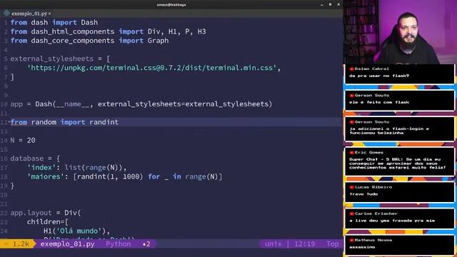 Live de Python #161 - Plotly Dash смотреть онлайн