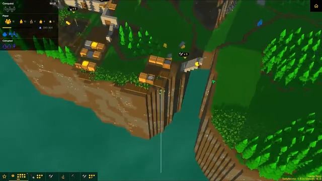 Играем в castle story #3 Захватываем кристаллы смотреть онлайн