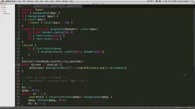SASS VIDEO TUTORIAL смотреть онлайн