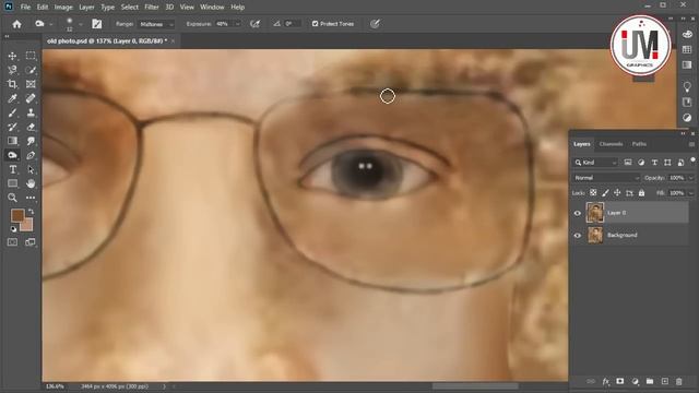 Old Photo Restore in Photoshop- Damaged photo repair- Image restoration-Photoshop tutorial смотреть онлайн