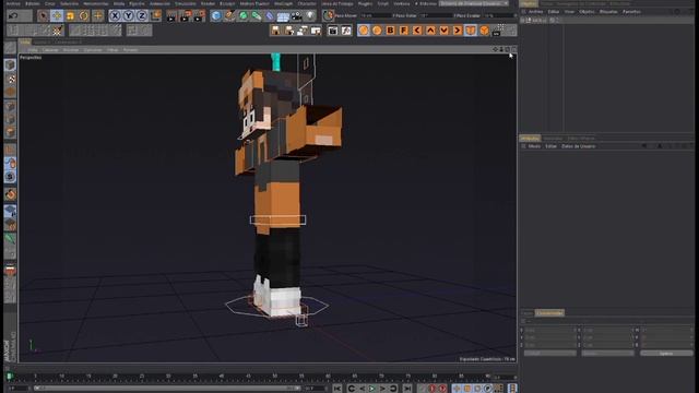 •Cinema 4d• Minecraft Cartoon Rig V2 • Rig para hacer miniaturas y animaciones смотреть онлайн