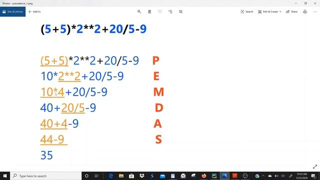 Python for beginners|#6 Rules of precedence|Order of execution with example смотреть онлайн