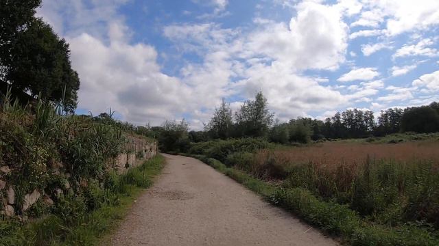 Day 1 Leaving Tui  Approaching Camino Marker 117 Kn Camino Santiago Portugese Way 20 Jul 19 Day 1 S