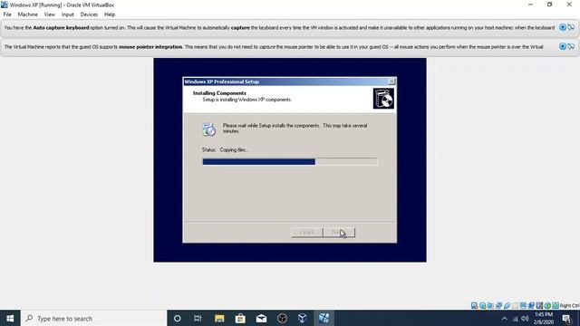 Windows XP install on Virtual Box смотреть онлайн