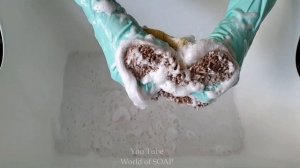 ASMR/Часть 1/Мыление/Шампунь, гель для посуды и 6 мочалок