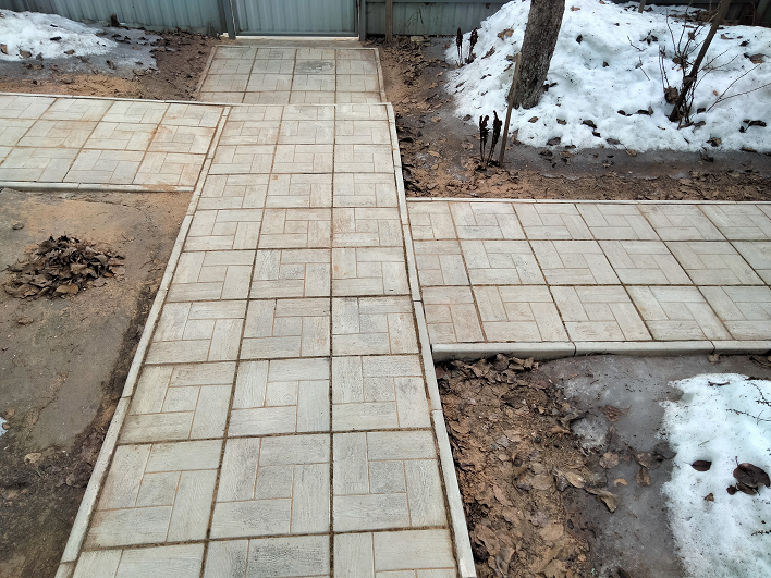 Как дорожки из тротуарной плитки пережили три зимы смотреть онлайн