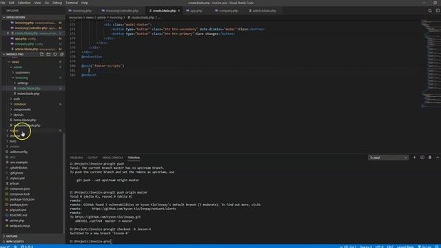 Laravel 6.x Part 4 - Invoice creation and implementing Vue components смотреть онлайн