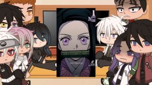 •|| Hashira react to Tanjiro and Nezuko ||• KNY?? Giyuu/Shinobu