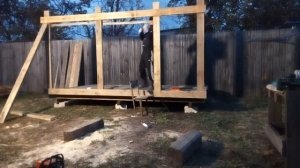 строим вольер немецкой овчарки 2х4  1часть