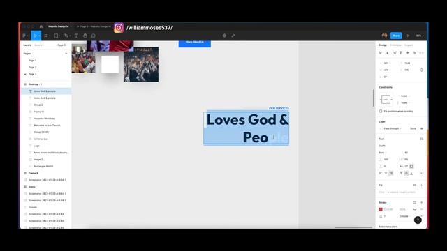 Church Website Design Figma | Landing Page Design | PART - 1 | Website App 2022 | Figma Tutorial смотреть онлайн