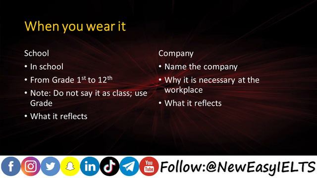 Describe a uniform in school or company you wear смотреть онлайн