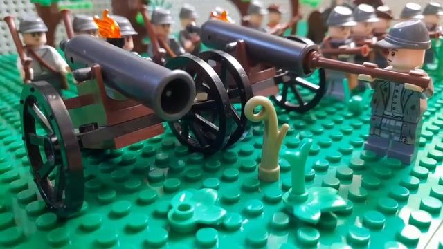 Lego American Civil War Battle of Bull run stop motion (film) смотреть онлайн