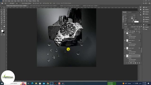 How to Create Product marketing flyers design | Adobe Photoshop Tutorial смотреть онлайн