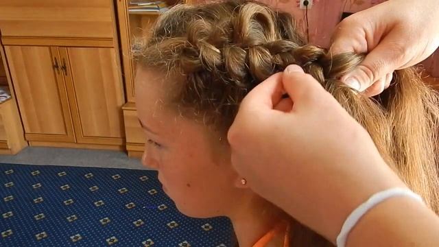 французский колосок или колосок наизнанку смотреть онлайн