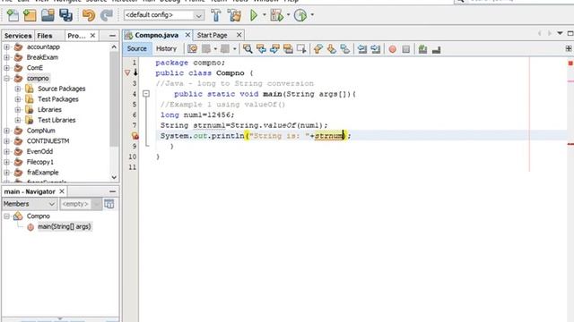 Java – long to String conversion смотреть онлайн