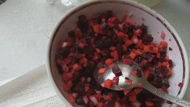 (32) РЕЦЕПТ. Диетический винегрет. смотреть онлайн