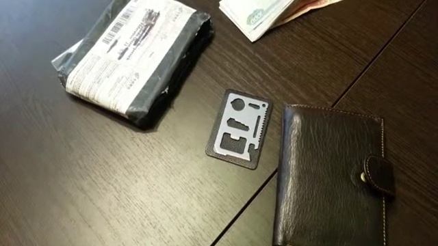 Распаковка и обзор мужского бумажника смотреть онлайн