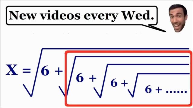 Can you solve the never ending square root? смотреть онлайн