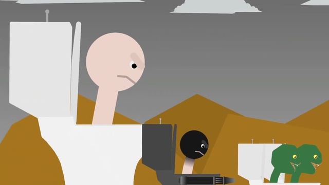Gman Skibidi Toilet Boss, missile toilet vs Titan Cameraman | Stickman Fight Animation | Stick Node смотреть онлайн