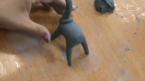 ВИДЕОУРОК КАК ЛЕПИТЬ ЛОШАДКУ ИЗ ГЛИНЫ