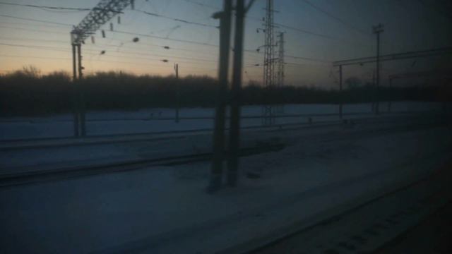 Электропоезд ЭД9М-0056. Покатушки от Развилки до Алтайской+отправление. смотреть онлайн