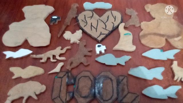 Обзор на мои поделки на уроке труда!!!!