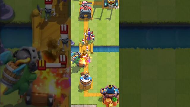 Проходим испытание с королевой лучниц. Клеш Рояль. Clash Royale. смотреть онлайн