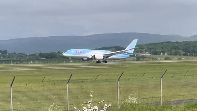 TUI Sunny Boeing 787-8 Landing from Glasgow | GLA Spotting | JSM Aviation смотреть онлайн