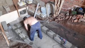 Делаем смотровую яму в гараже. Этапы строительства , размеры.Строительство гаража часть 1.