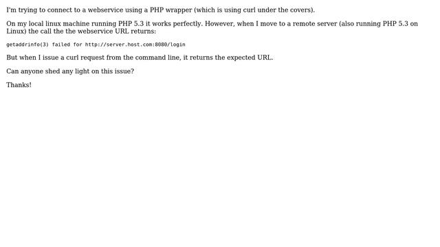 getaddrinfo(3) failed смотреть онлайн