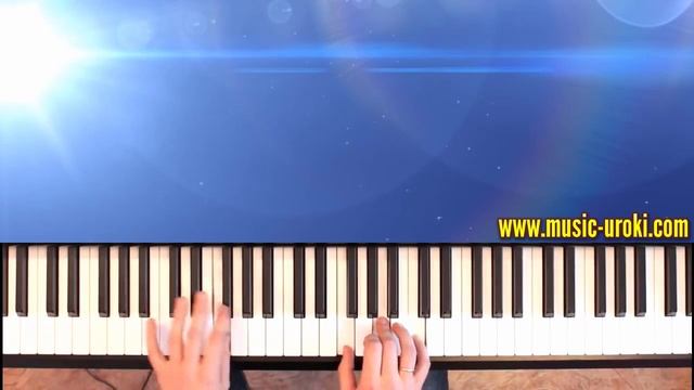 Урок игры на фортепиано. Очень легко!!! смотреть онлайн