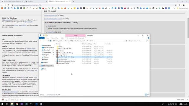 PHP 7 e Apache - Instalando e configurando no Windows 10 смотреть онлайн