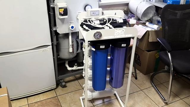 Промышленный осмос RO 200 АКВА-МИР г. Оренбург для кафе, ресторанов, общепита, домов и коттеджей. смотреть онлайн
