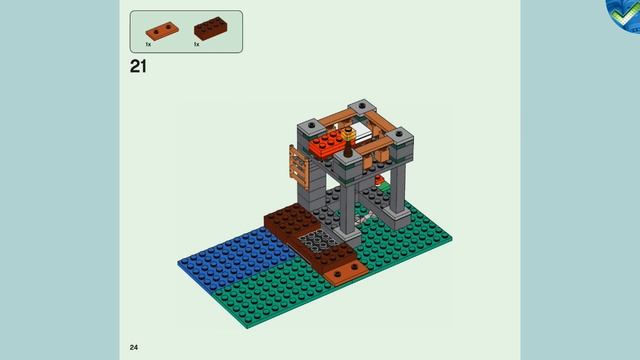21158 The Panda Nursery LEGO® Minecraft Manual at the Brickmanuals Instruction Archive смотреть онлайн