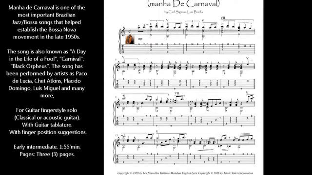 A Day In The Life Of A Fool manha De Carnaval guitar solo смотреть онлайн
