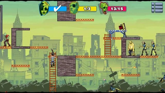 Stupid Zombies 3 геймплей игры???для андроид смотреть онлайн