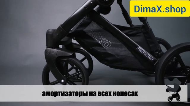Детская Коляска 2в1 Expander Dexo с Водоотталкивающей Ткани И Эко-Кожи смотреть онлайн