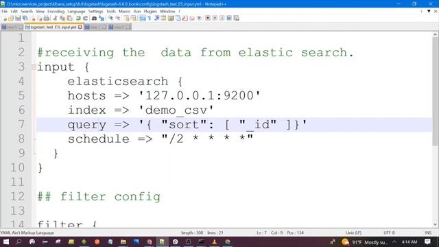 Demo - How to read data from Elastic Search using Logstash смотреть онлайн